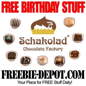 BIRTHDAY FREEBIE – Schakolad Chocolate Factory – FREE Chocolate | Freebie Depot