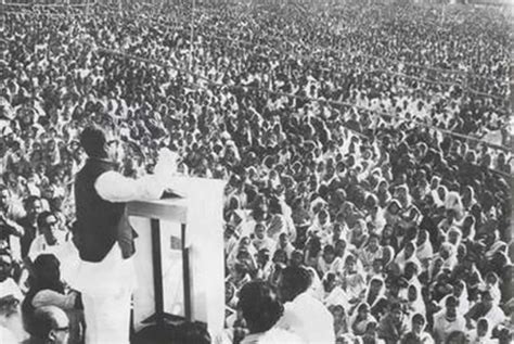 The historic 7th March speech of Bangabandhu Sheikh Mujibur Rahman ...