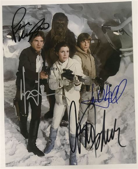 AACS Autographs: Original Star Wars Cast Autographed Glossy 8x10 Photo