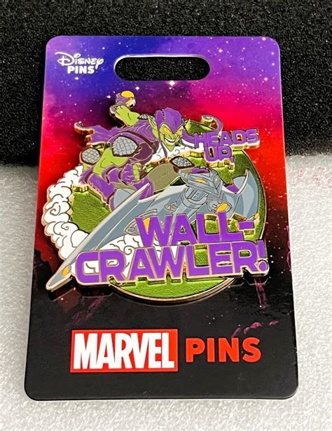 Disney Marvel Villains Green Goblin "Heads Up" Wall - Crawler! Pin | eBay