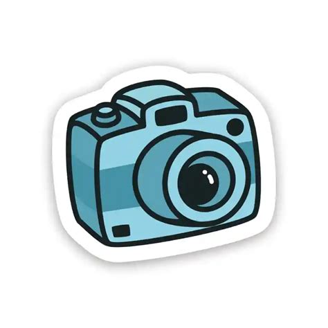 Camera Photography - Laptop Sticker - Dot Badges