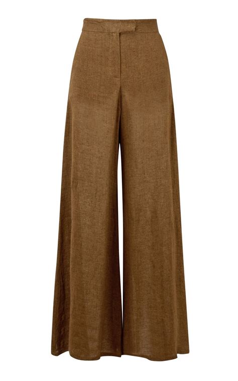 LISA MARIE FERNANDEZ HIGH-RISE FLARE-LEG LINEN PANTS. #lisamariefernandez #cloth Cool Outfits ...