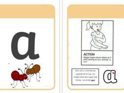 Phase 2 Jolly Phonics Flashcards | Teaching Resources