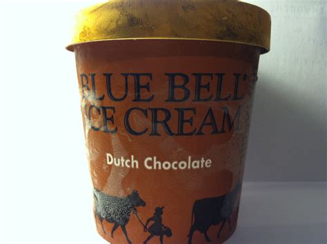 Crazy Food Dude: Review: Blue Bell Dutch Chocolate Ice Cream