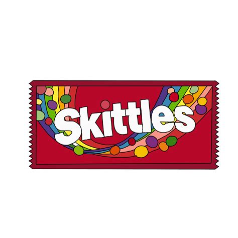 Skittles Bag Sticker by Tyler Ward | Skittles bag, Skittles, Girls cartoon art