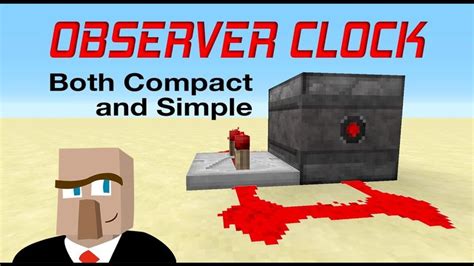 BUILD THIS MINECRAFT OBSERVER CLOCK - It's Compact, Silent and Simple ...