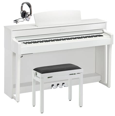 Yamaha E-Piano CLP 645 WH weiß matt