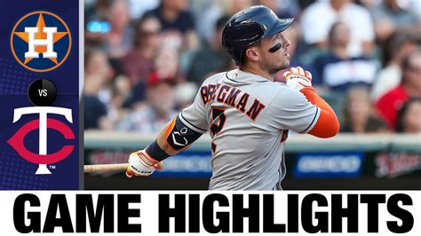 Astros vs. Twins Highlights