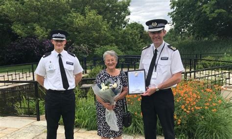 WELL-DESERVED: Police Chief awards Herts Watch Chair for her ...