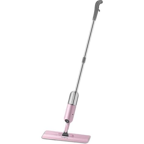 True & Tidy Microfiber Spray Mop in Pink SPRAY-250-PINK - The Home Depot