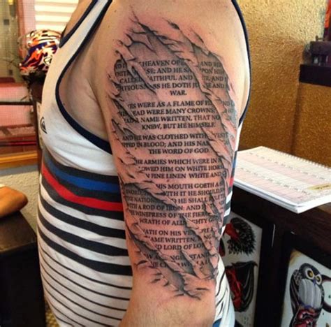 28 Uplifting Bible Verse Tattoo Designs - TattooBlend