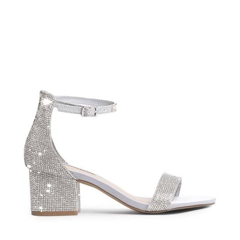 IRENE-R SILVER MULTI | Silver sparkly shoes, Heels, Silver dress heels