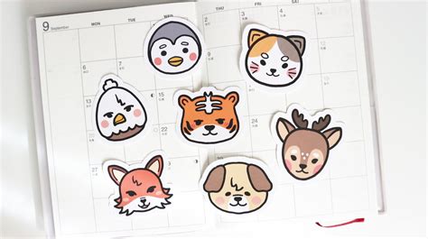 ENHYPEN Animal Emoticon Sticker Set 7 Stickers Kpop - Etsy Hong Kong