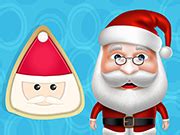 Santa Sugar Cookie - ColorGirlGames.com