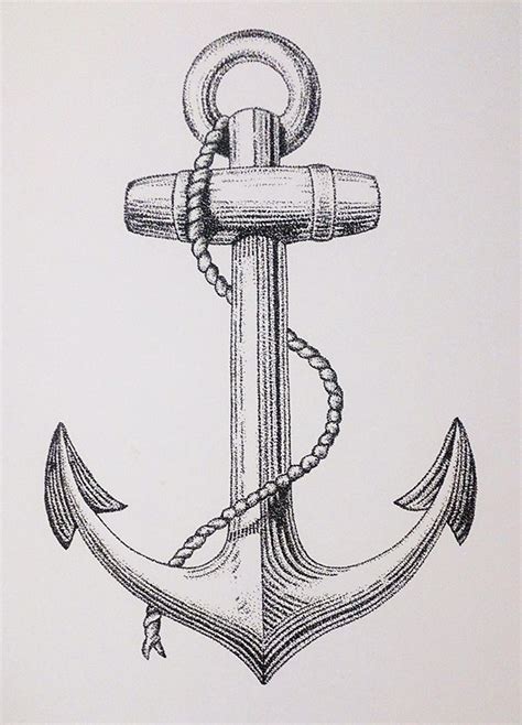 Dotwork Anchor, 2014 on Behance | Anchor tattoos, Anchor drawings ...