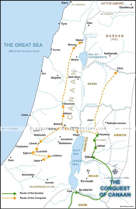 Joshua in the Picture Study Bible - The Book of Joshua with Maps and Background Information ...