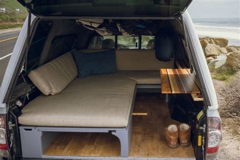 14 Camper Shell Interior Ideas For Comfortable Truck Camping - The ...