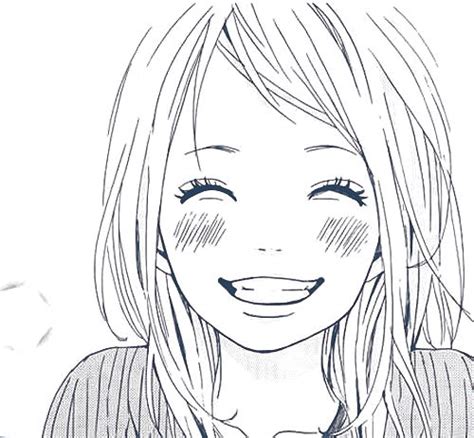 Smiling girl, smiling eyes, manga, girl, smile, cute and anime | Smile ...