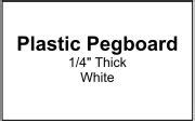 Masonite 3/16 Inch Thick (White) Pegboards PDG148