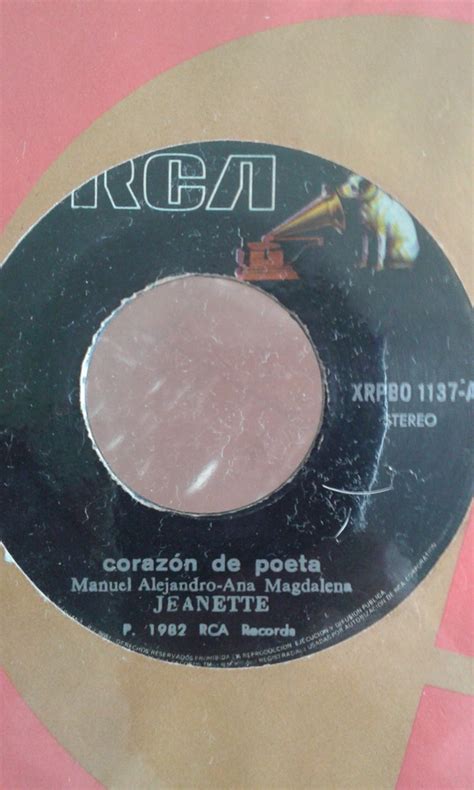 Jeanette – Corazón De Poeta (1982, Vinyl) - Discogs