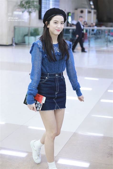 180422 'GMP AIRPORT' #JISOO | Roupas coreanas, Looks, Roupas