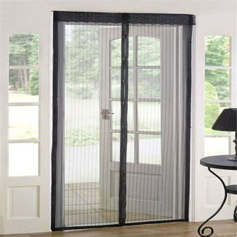 Magnetic Mesh Screen Door - Magic Door Screen - Portable Walk Through ...