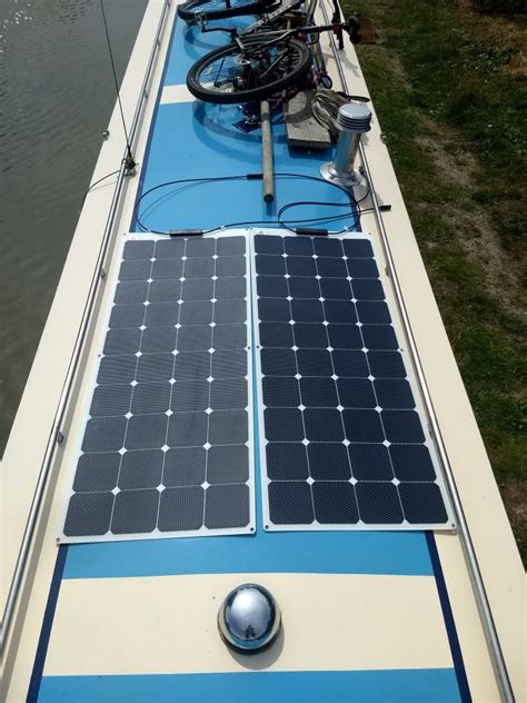 Fitting flexible solar panels to a narrowboat - Continuous Cruising ...