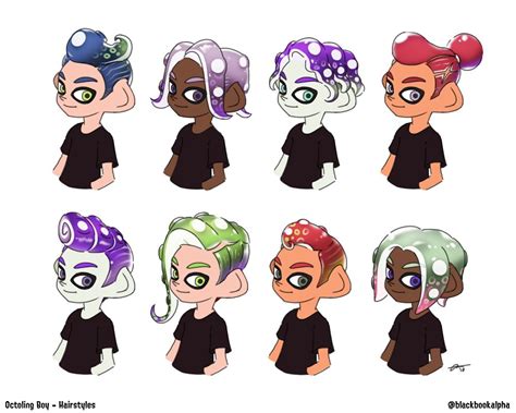 Splatoon 2 Hairstyles Concept Art