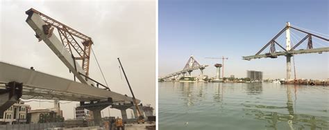 Cable - stayed bridge over Shatt al-'Arab river, Al Basra, Iraq ...