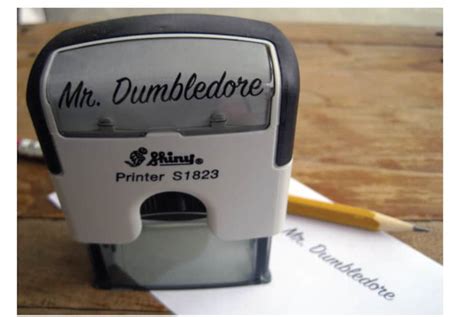 Custom Signature Stamp Teacher Stamp Professional Rubber - Etsy