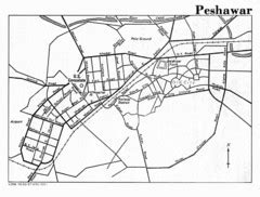 Peshawar City Map - Peshawar Pakistan • mappery