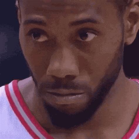 Kawhi Leonard Smile GIF - KawhiLeonard Smile Stare - Discover & Share GIFs