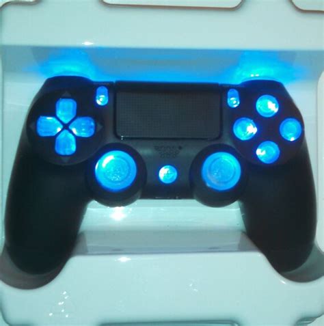 PS4 Controller Custom Blue LED Mod Strong Durable by MrD1nonly