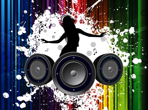 Vector Girl Dj Vector Art & Graphics | freevector.com