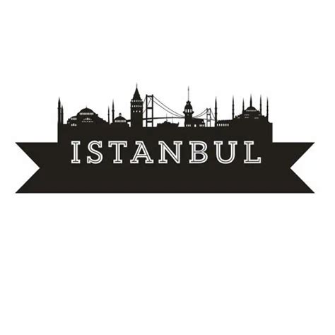 DCTAL ISTANBUL City Decal Landmark Skyline Wall Stickers Sketch Decals Poster Parede Home Decor ...