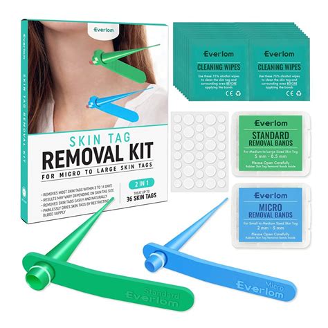 Painless Skin Tag Removal Kit for Small (2mm) to Medium (5mm) Skin Tags ...