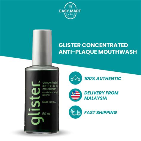 READY STOCK Amway GLISTER Concentrated Anti-Plaque Mouthwash (50ml)Amway Mouthwash Glister ...