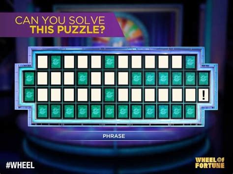 Wheel Of Fortune Bonus Round Puzzle Solution Answer | Wheel of fortune ...