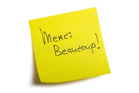 Merci Beaucoup! stock image. Image of gratitude, scrawl - 7536299