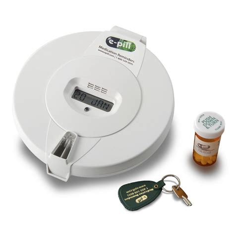 e-Pill MedTime Plus Automatic Pill Dispenser Auto Locked Dispensing Cover - 24 Doses Per Day ...