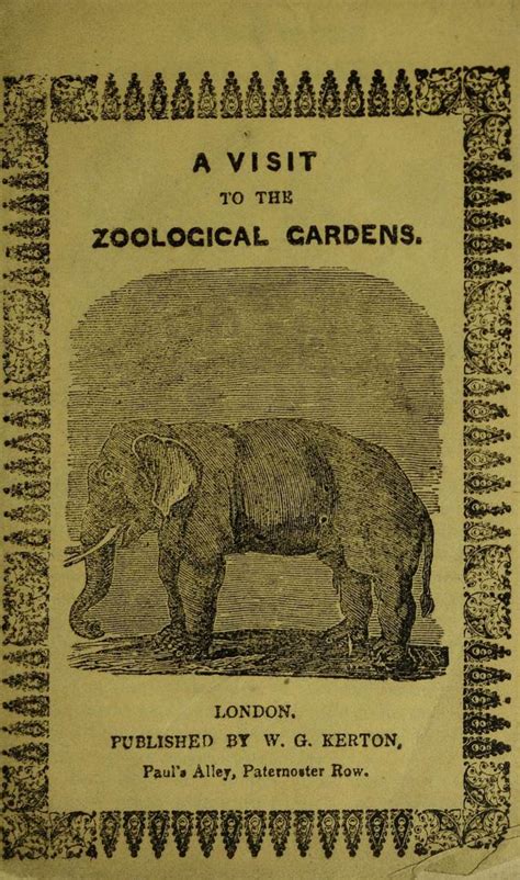 A visit to the zoological gardens – All Items – Digital Archive : Toronto Public Library