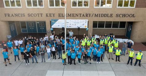 Volunteers Make Improvements to Francis Scott Key Elementary/Middle School during Silo Point ...