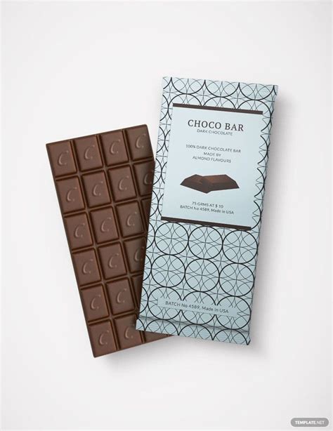 Chocolate Wrapper Packaging Template in PSD - Download | Template.net