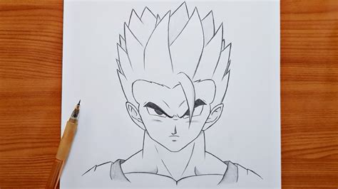 how to draw Gohan ( Dragon Ball ) | Gohan step by step | easy tutorial ...