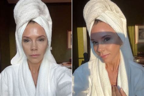 Victoria Beckham Goes Makeup Free as She Reveals Her 'Morning Skincare ...