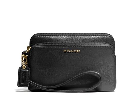 Coach Wristlet Wallet Double Zip | semashow.com