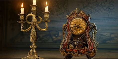 Photo: Lumiere and Cogsworth From Live-Action Beauty And The Beast