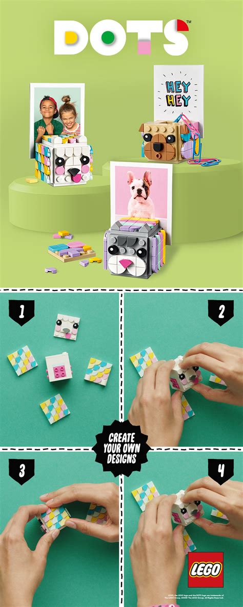 lego dots animal picture holders instructions ...