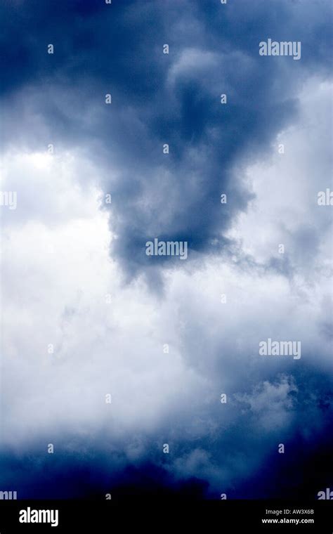 Storm cloud vortex formation Stock Photo - Alamy