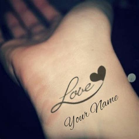 Love Heart Tattoo Designs With Names - Viraltattoo